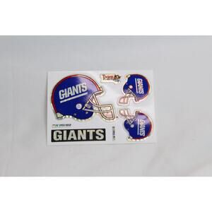 Vintage New York Giants Prism Helmet Stickers 1993 NFL Vending Machine Sticker